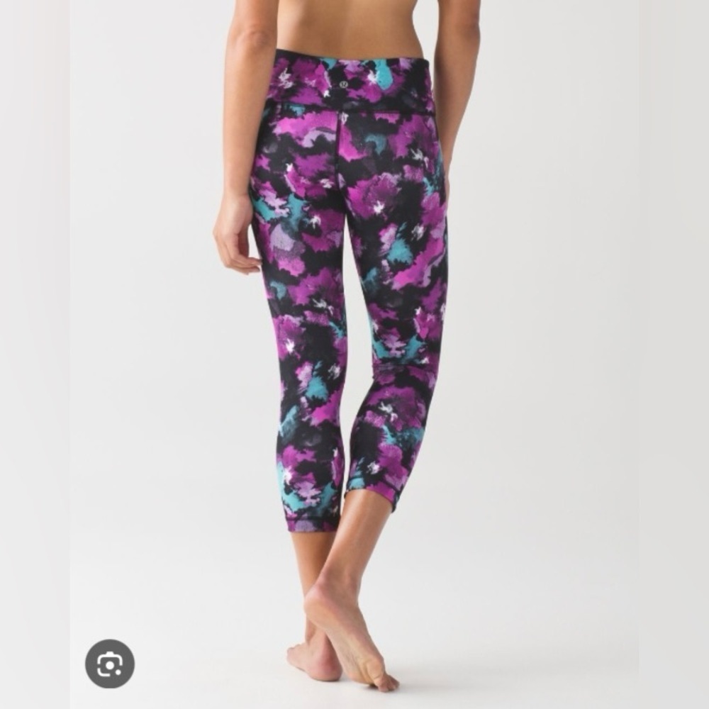 lululemon athletica Multicolor Patterned Leggings A0352